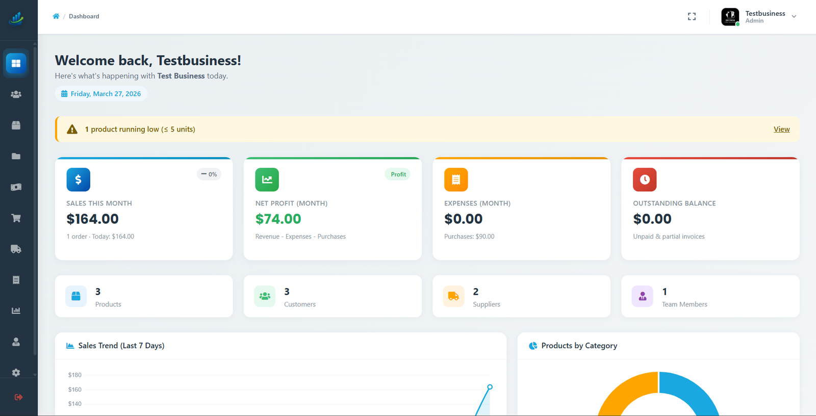 Inventra Business Management SaaS